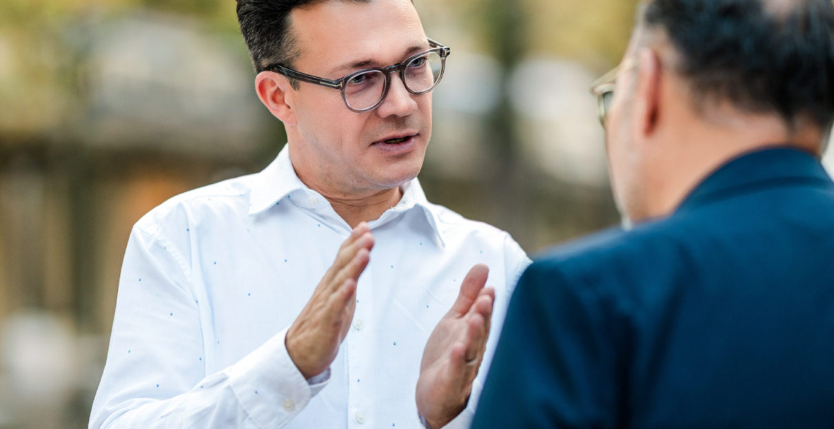 Robin Schuster im Gespräch