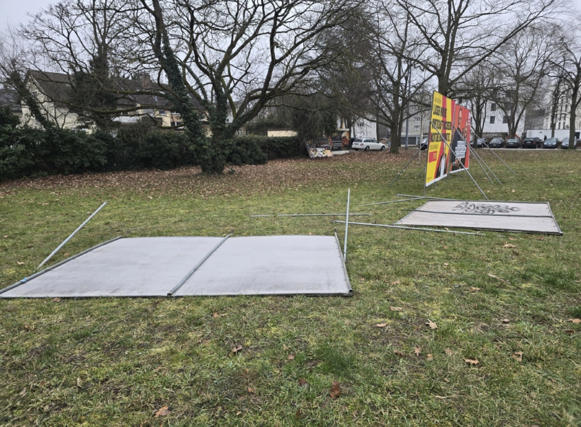 Robin Schuster: Vandalismus in Karlsruhe