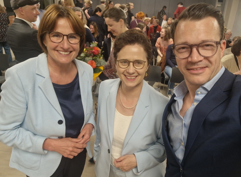 Katrin Schütz, Marion Gentges, Robin Schuster